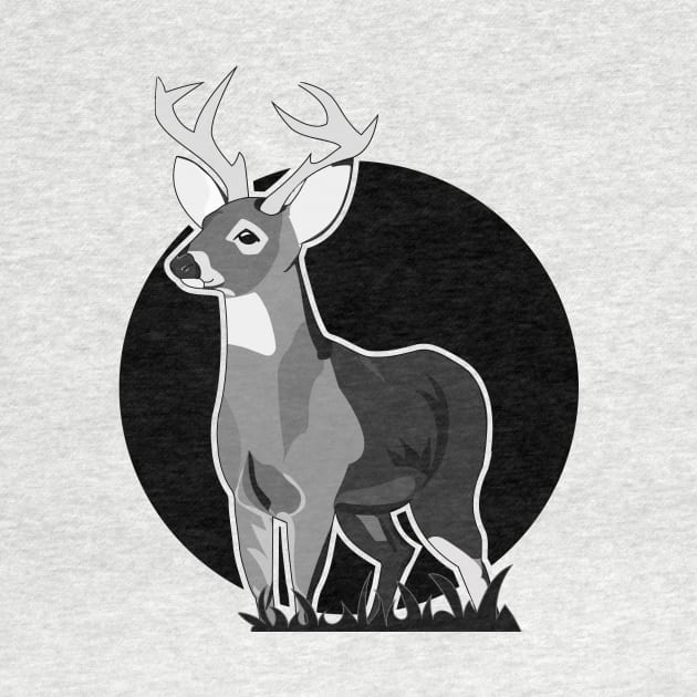 Deer Logo by Sqwampy Art